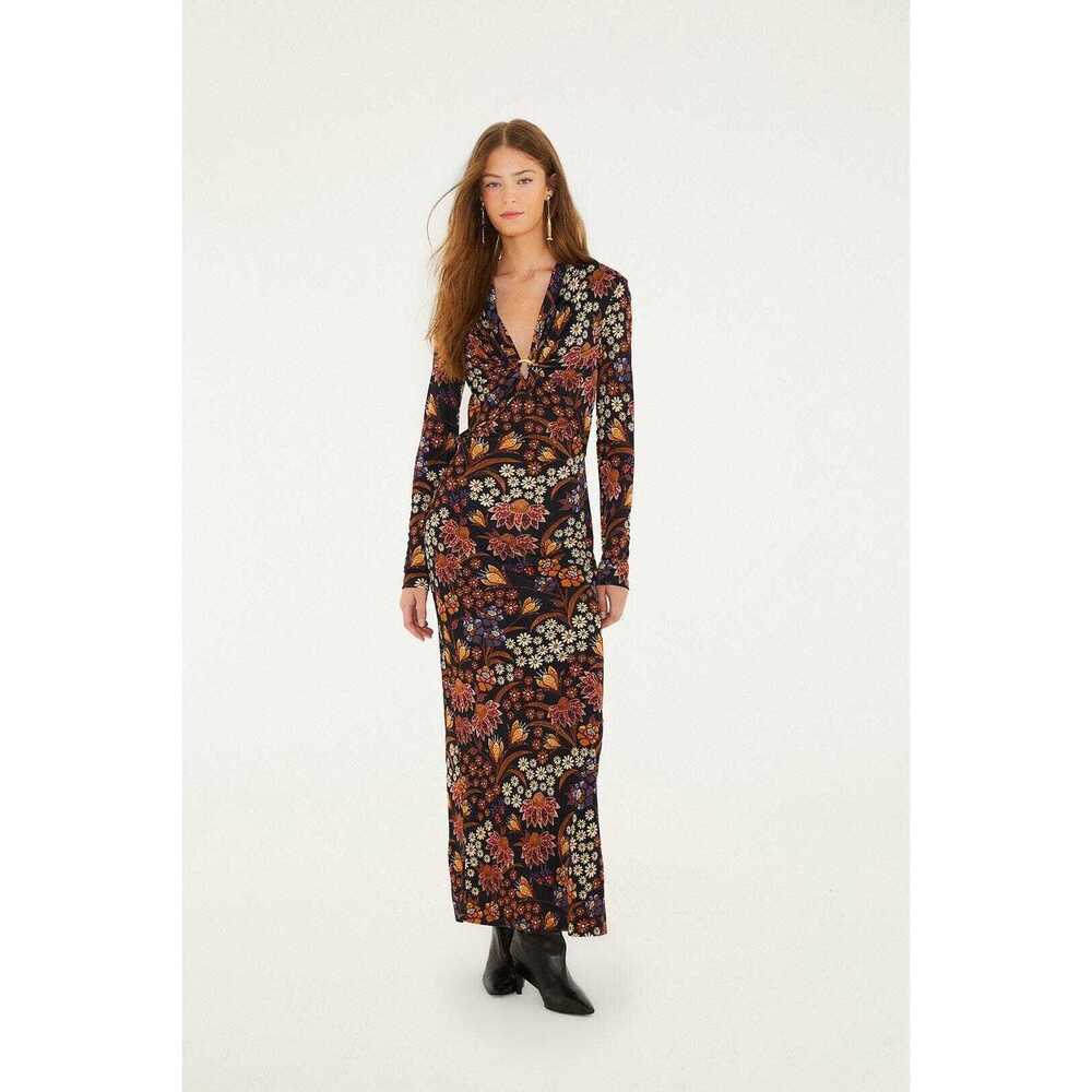 NWT Black Lili Long Sleeve Maxi Dress - Size M